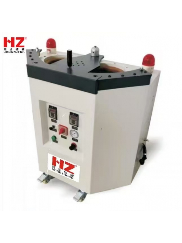 Bucket type airbag bottoming machine